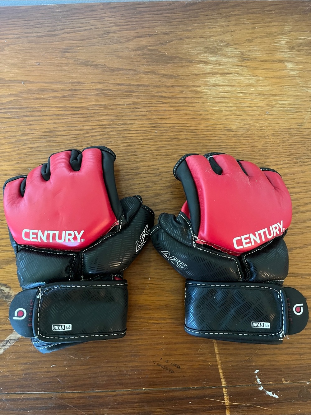 Red and Black MMA Sparring Gloves - Men